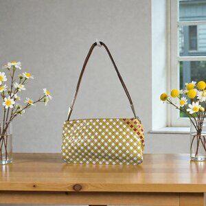 Bottega Veneta Intrecciato Woven Shoulder Bag – Multicolor (Yellow/White/Tan)